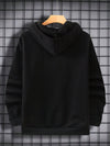 Statement Style: Men's Letter Graphic Print Hoodie