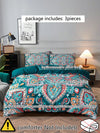 Nature-Inspired Graphic Print Duvet Cover Set – Transform Your Bedroom with Chic Style!