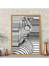 Nude Abstract Canvas Art: Creative Gift for Bedroom and Living Room Décor