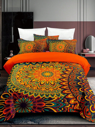 Bohemian Mandala Pattern Duvet Cover Set - Transform Your Bedroom with Vibrant Artistry