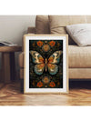 Vintage Butterfly Museum Collection: 3-Piece Wall Art Print Set