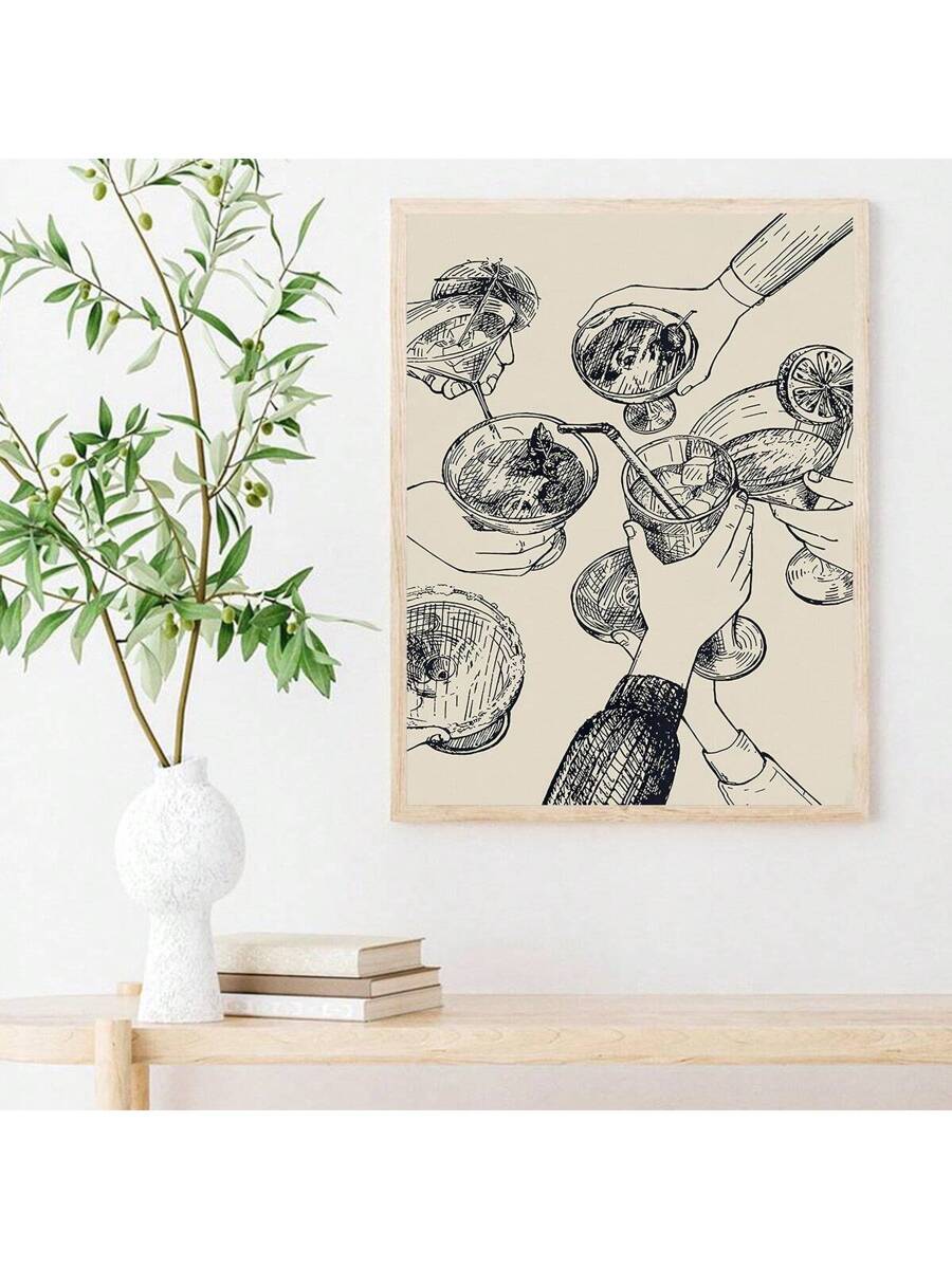 Celebrate every moment with this Vintage Oil Painting Poster featuring a lively toasting scene. Perfect for adding a touch of classic charm and festive spirit to your home decor, this canvas art brings warmth and joy to any room. It also makes a delightful gift for those who love timeless celebrations and artistic flair. Raise a glass to style and cheer!