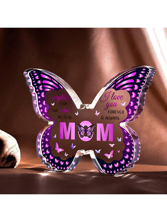 This Fluttering Love butterfly shaped <a href="https://canaryhouze.com/collections/acrylic-plaque" target="_blank" rel="noopener">acrylic gift</a> is perfect for moms, daughters, or sons on their birthday, festivals, or anniversaries. Its stunning design and durable material make it a unique and heartfelt present that will be cherished for years to come. Show your love with this beautiful and thoughtful gift.