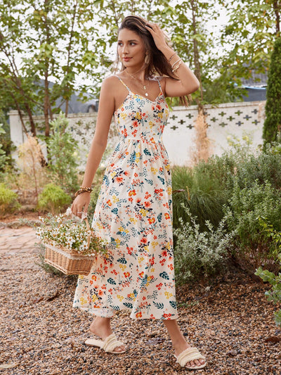 Floral Fantasy: Women's Summer Outfits Cami Dress