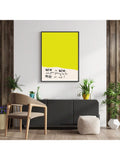 Enhance your home decor with our Retro Yellow Quote Canvas. The vibrant yellow and inspiring quote will add aesthetic flair to any room. Made with high-quality materials and attention to detail, this canvas is the perfect addition to your living space. Decorate your walls with style and inspiration.