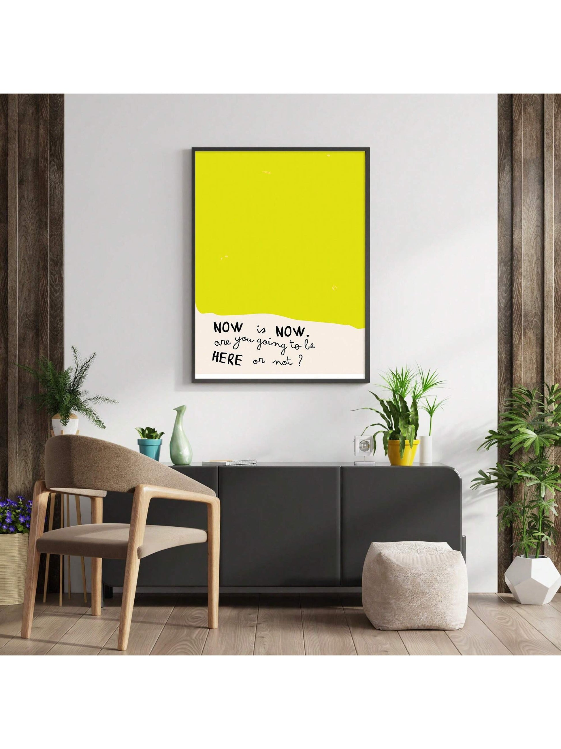 Enhance your home decor with our Retro Yellow Quote Canvas. The vibrant yellow and inspiring quote will add aesthetic flair to any room. Made with high-quality materials and attention to detail, this canvas is the perfect addition to your living space. Decorate your walls with style and inspiration.