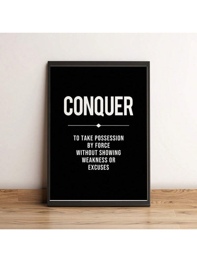 Modern Motivation: 12 Piece Black Canvas Wall Art Set for Home and Office Décor