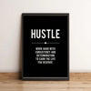 Modern Motivation: 12 Piece Black Canvas Wall Art Set for Home and Office Décor