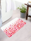 Charming Red Heart Bathroom Mat: A Touch of Love for Your Space