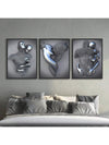 Introduce abstract beauty with our Romantic Hug Couple Bronze Canvas set. Featuring a 3D effect and abstract heart design, this wall art adds a modern touch to your home decor. Perfect for adding a romantic touch to any room.