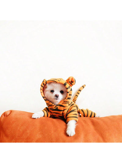 Tiger Costume Dog Hoodie: Keep Your Furry Friend Cozy and Stylish This Winter