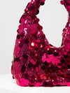 Shimmering Elegance: Glitter Clutch Bag for Wedding Party Women