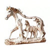 Light up Your Space with the Animal Statue Horse Compact Decoration