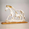 Light up Your Space with the Animal Statue Horse Compact Decoration