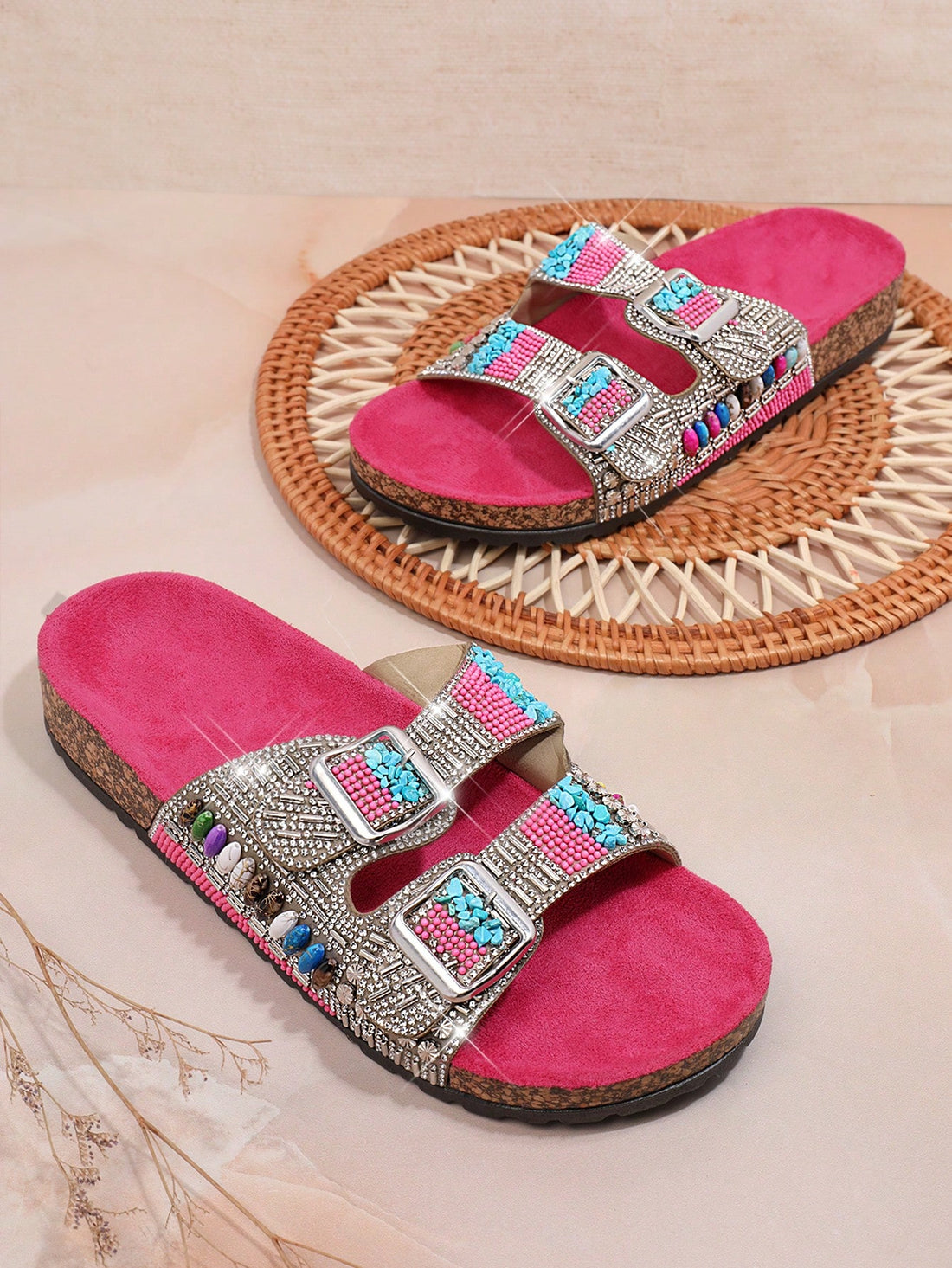 Elevate your fashion game with these women's wedge heel thick sole sandals. Featuring a stylish design, these sandals provide both style and comfort. The thick sole offers support and cushioning, ensuring all-day comfort.