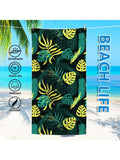 This Coconut Leaf Style Sand-Free Microfiber <a href=
