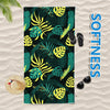 Coconut Leaf Style Sand-Free Microfiber Beach Towel: Your Must-Have for Pool, Beach, and Travel!