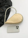 Chic Heart-Shaped Evening Bag: The Perfect Clutch for Weddings, Parties, and Valentine's Day!