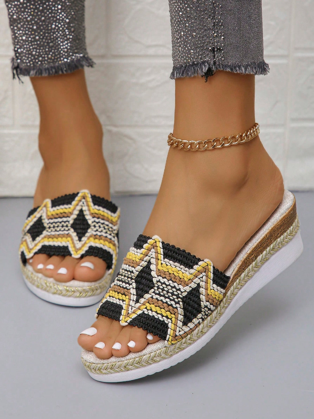 Experience ultimate style and comfort with our Women's High Heel Slipper. The perfect blend of fashion and function, these slippers elevate your look while providing superior comfort. Expertly crafted with high heels and slip-resistant soles, they are the perfect addition to any outfit. Elevate your style game today!