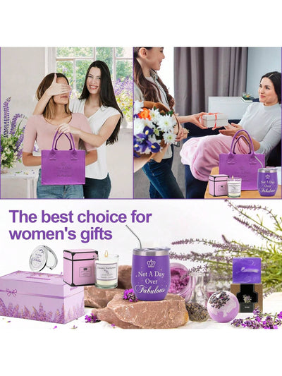 Ultimate Lavender Spa Gift Basket for Her: Perfect Birthday, Anniversary, Christmas or Teacher Gift