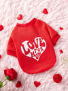 This Valentine's Day Pet Love Letter Hoodie is the perfect gift for your furry friends. Made with soft and comfortable material, your pet will love wearing this stylish hoodie. The love letter design is perfect for the holiday and will make your pet stand out in any crowd. Show your love for your pet with this unique hoodie.