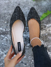 Chic and Charming: Women's Pointed Toe Slip-On Flats for Work, Party, Shopping, and School