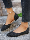 Chic and Charming: Women's Pointed Toe Slip-On Flats for Work, Party, Shopping, and School