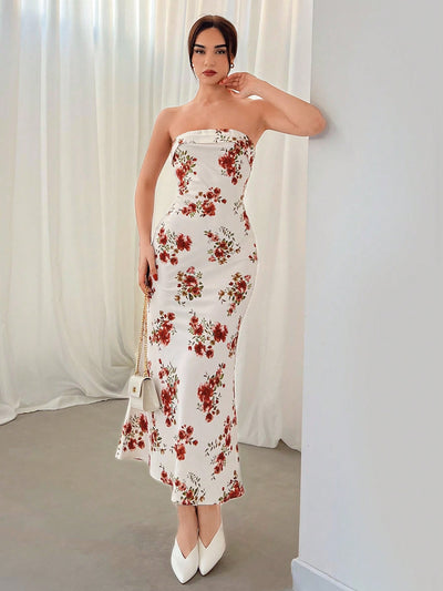 Spring Fling Floral Tube Dress: Perfect for Summer Shenanigans