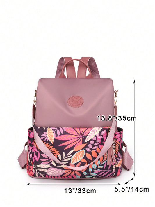 Autumn Breeze Nylon Backpack for Women - Stylish and Practical for Any Occasion