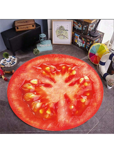 Add a touch of fun and whimsy to your living room or bedroom with our Quirky Tomato Shaped <a href="https://canaryhouze.com/collections/rugs-and-mats?sort_by=created-descending" target="_blank" rel="noopener">Rug</a>. Made with soft and durable materials, this rug is perfect for adding a pop of color and character to your space. Its unique shape and design will surely make a statement and spark conversation. Guaranteed to brighten up any room!