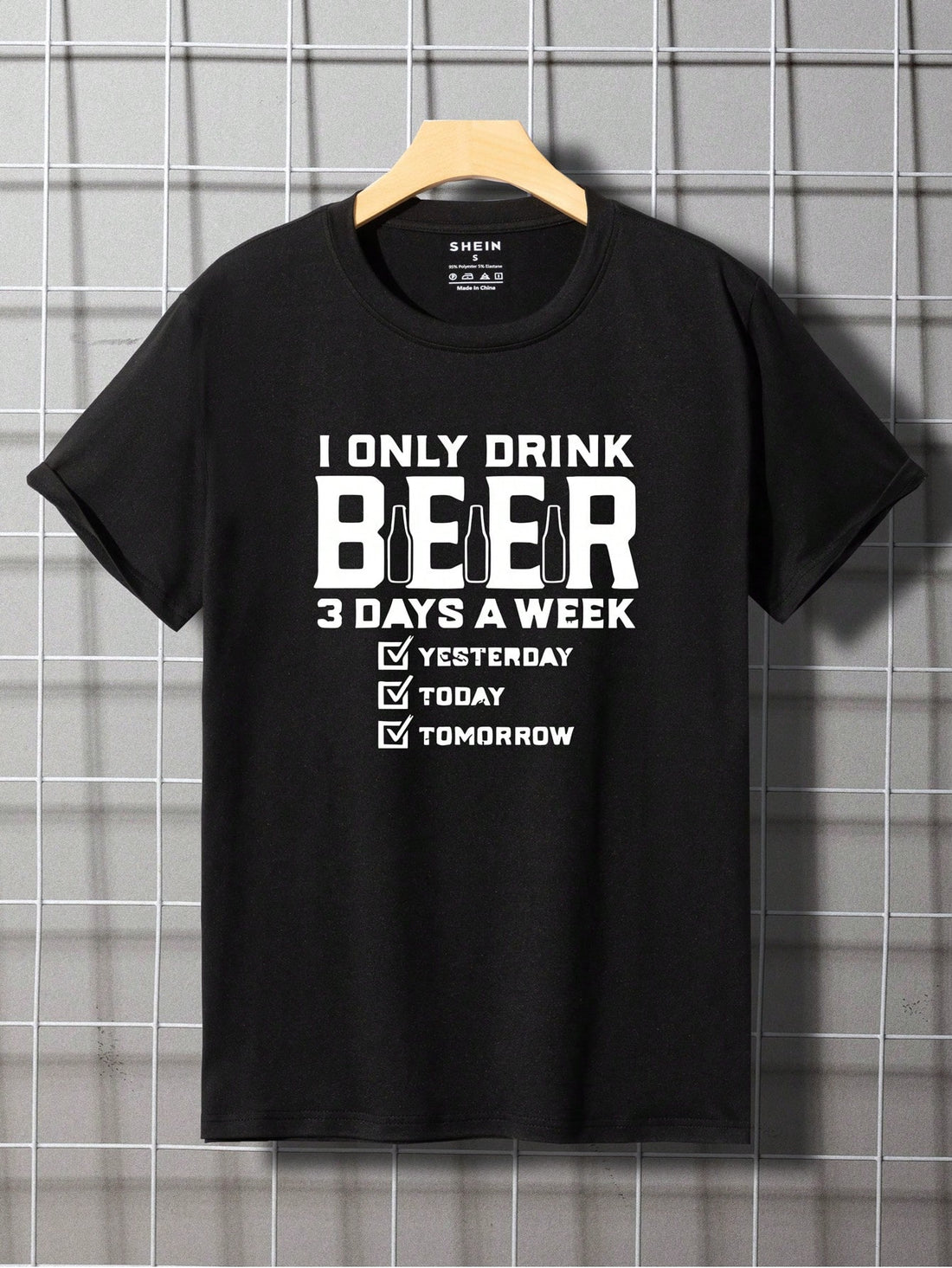 Stay stylish with our Men's Short Sleeve T-Shirt. Embrace your unique fashion sense with our eye-catching slogan print. Made with high-quality materials, our t-shirt offers both comfort and style. Perfect for any occasion, this t-shirt will elevate your look while making a statement.