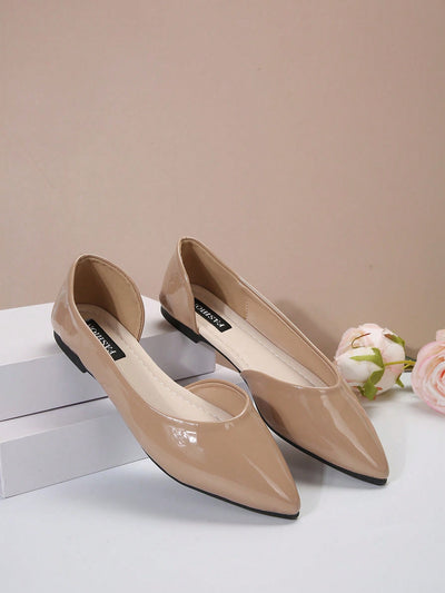 Chic and Charming: Women's Pointed Toe Slip-On Flats for Work, Party, Shopping, and School