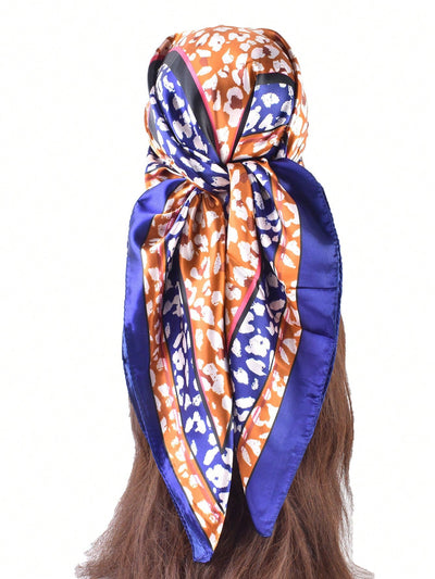 Stunning Leopard Print Silk Scarf: 2023 Autumn/Winter Collection