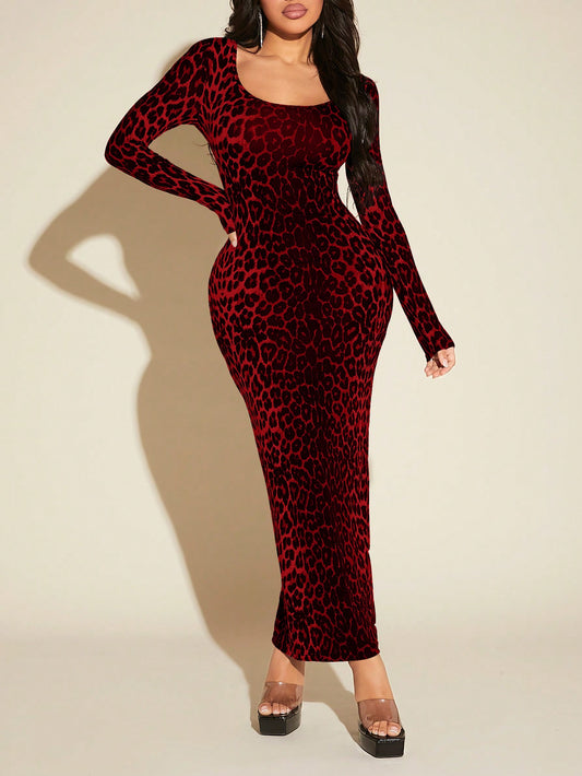 Add a touch of wildness and style to your wardrobe with our Wild and Chic Women's Leopard Pattern Print Dress. Made with high-quality materials, this dress features a bold and unique leopard pattern that is sure to make a statement. Perfect for any occasion, this dress will have you looking fashionable and fierce.