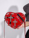 Gothic Punk Coffin Shoulder Bag: Rock the Music Festival in Steampunk Style