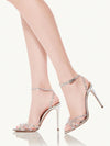 Sparkling Rhinestone Stiletto Heeled Sandals: Your Perfect Party Glam