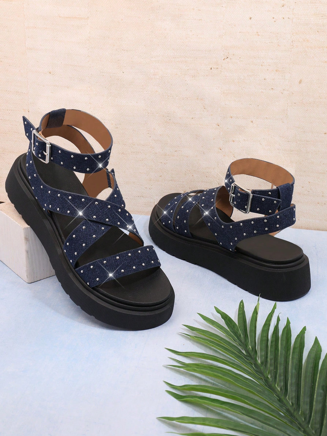 Elevate your style with Glamorous Step Up: Women's Fashionable Wedge Heel Platform Sandals. These chic sandals not only provide a comfortable wedge heel for all-day wear, but also feature a fashionable platform for added height and style. Perfect for any occasion, these sandals will have you stepping up your fashion game.