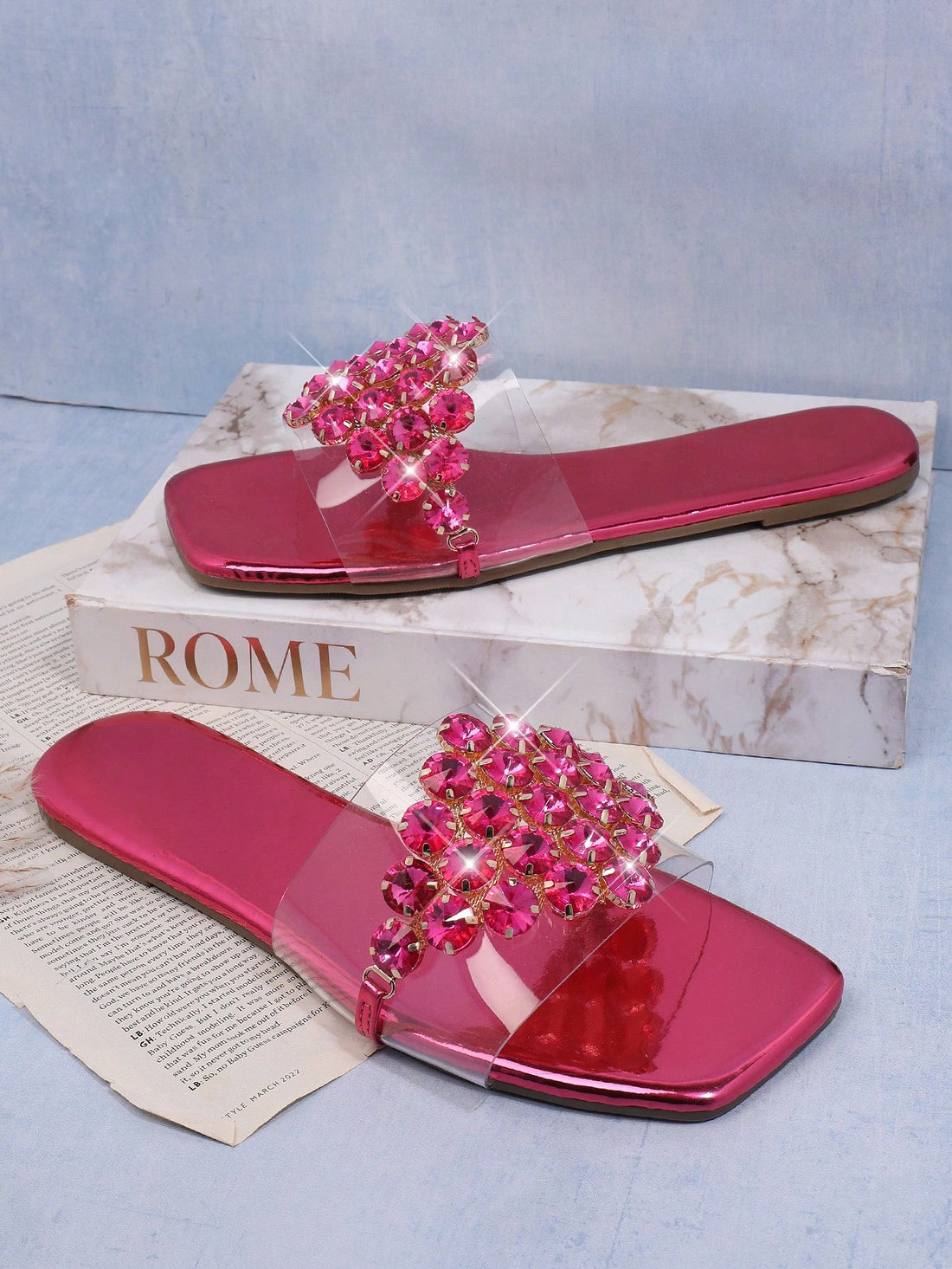 Elevate your style with Summer Stunner: Women's High-Heeled Sandals. These chic sandals provide a boost of glamour with their high heels, perfect for a summer night out. Show off your confidence and fashion sense with every step.