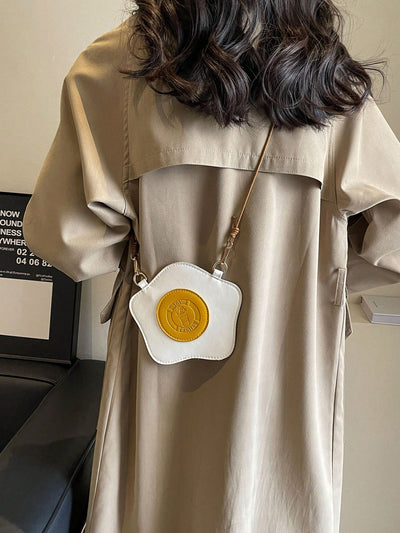 Delightful Duo: Bread and Egg Combo Crossbody Bag for Every Occasion