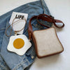 Delightful Duo: Bread and Egg Combo Crossbody Bag for Every Occasion