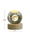 Illuminate the Universe: LED Light-Up Solar System Crystal Ball Night Light