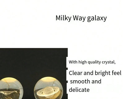 Illuminate the Universe: LED Light-Up Solar System Crystal Ball Night Light