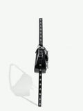 Studded baguette shoulder bag product view 12
