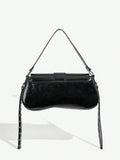 Studded baguette shoulder bag product view 13
