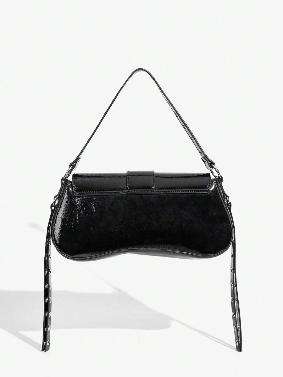 Studded baguette shoulder bag product view 13
