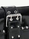 Studded baguette shoulder bag product view 14