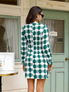 Chic Plaid Long Sleeve Dress - Effortless Style for Every Occasion