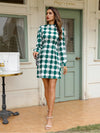 Chic Plaid Long Sleeve Dress - Effortless Style for Every Occasion