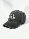 Vintage Baseball Cap: 1 Dad Letter Embroidery - Adjustable, Fashionable, and Suitable for Outdoor and Daily Wear