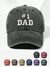 Vintage Baseball Cap: 1 Dad Letter Embroidery - Adjustable, Fashionable, and Suitable for Outdoor and Daily Wear